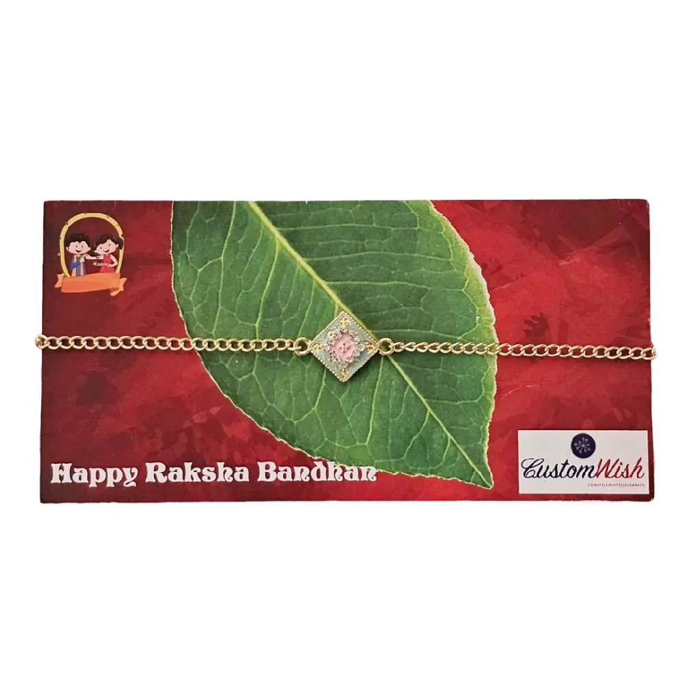 Buy Designer Stone Lumba Rakhi
